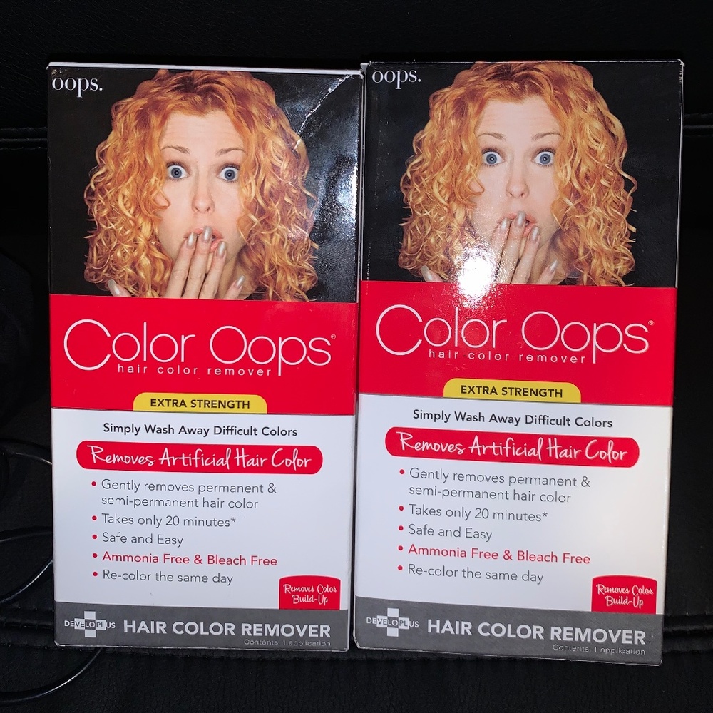 Hair color remover 2 packs color oops